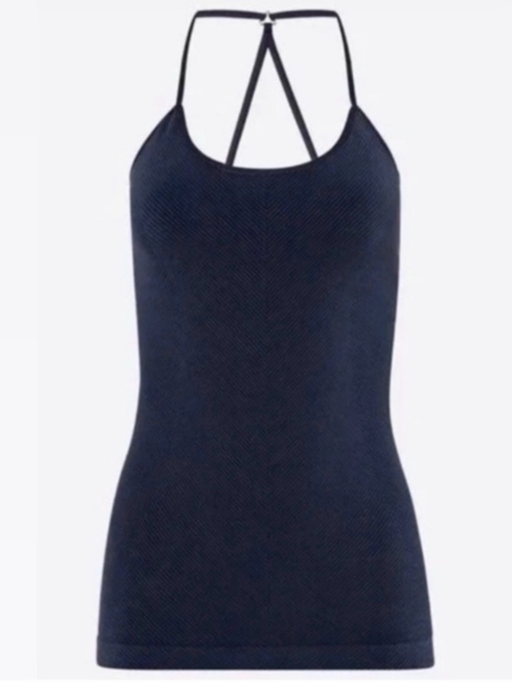 NWOT VYAYAMA Strata Cupro Seamless Strappy Y Tank - Toxin Free / Sustainable
